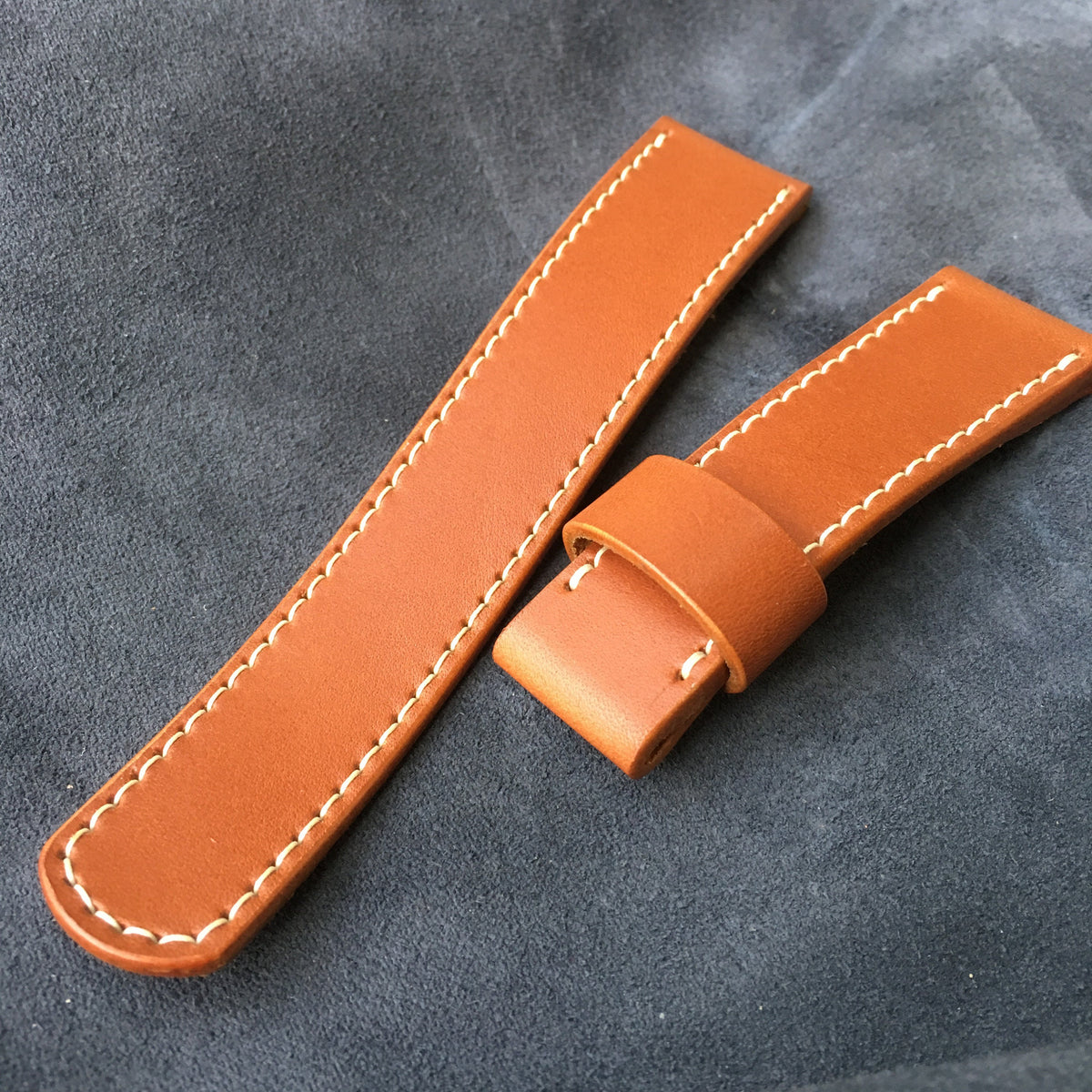 Tan Brown Badalassi Carlo Leather Watch Strap | Handmade