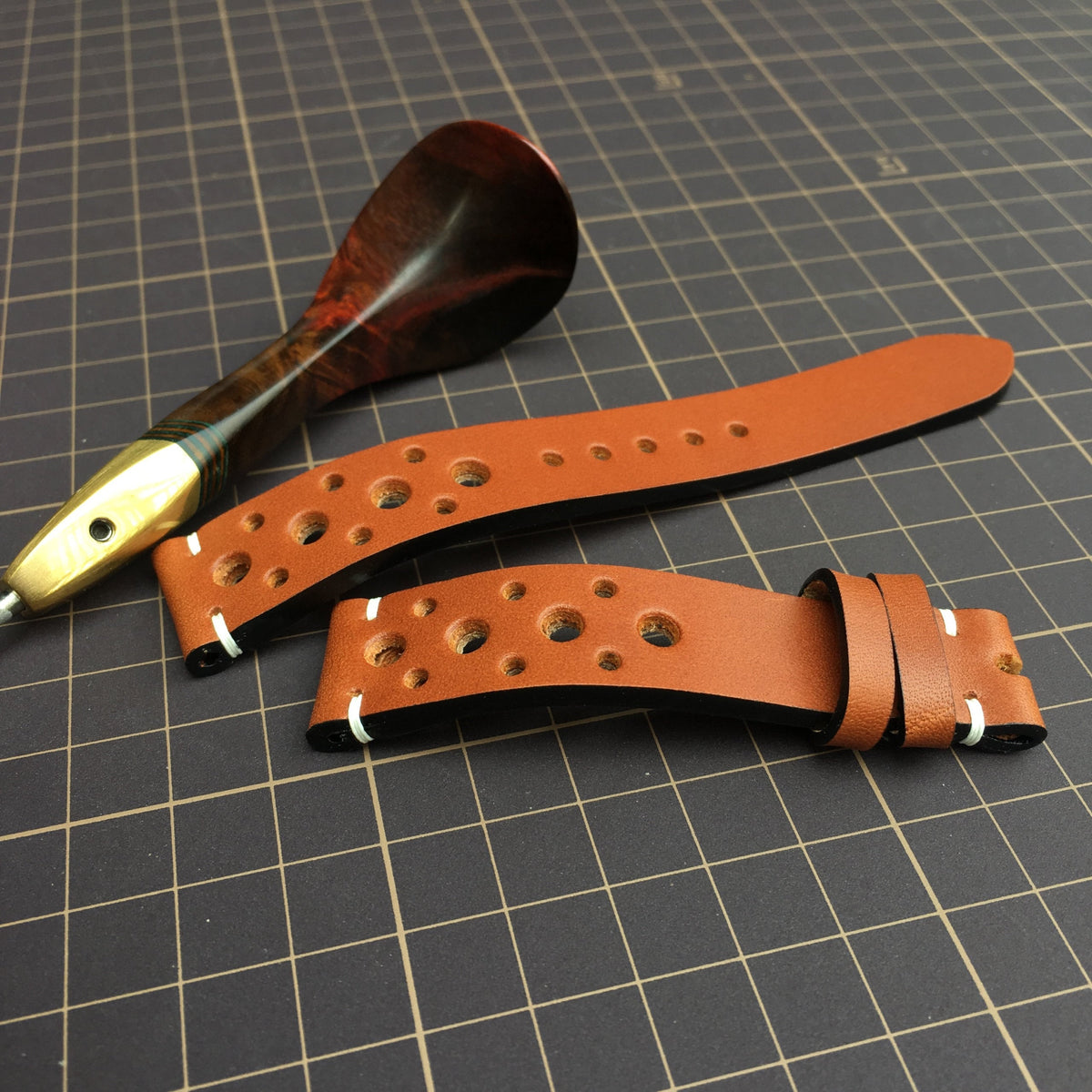 Rally Badalassi Carlo Watch Strap Leather I Watch band size 18mm,20mm,22mm,24mm