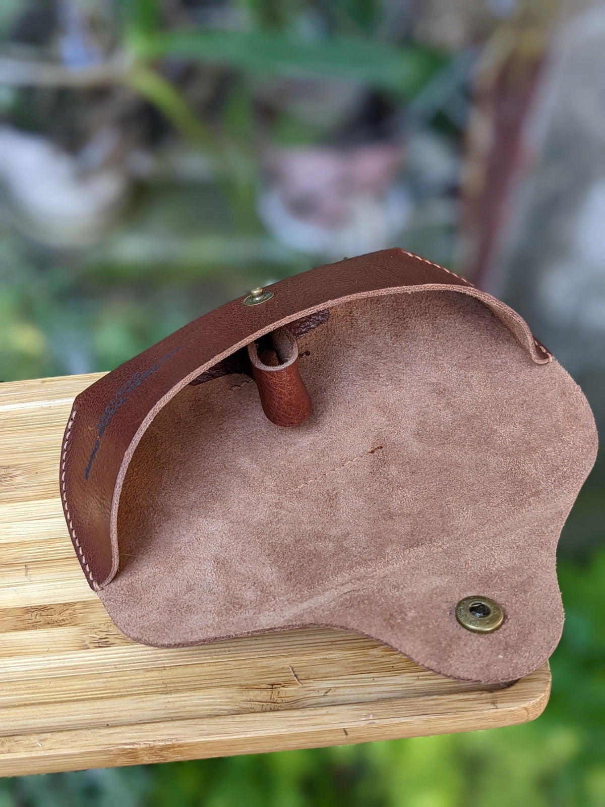 Personalized Leather Glasses Case: Monogrammed Eyeglass Holder