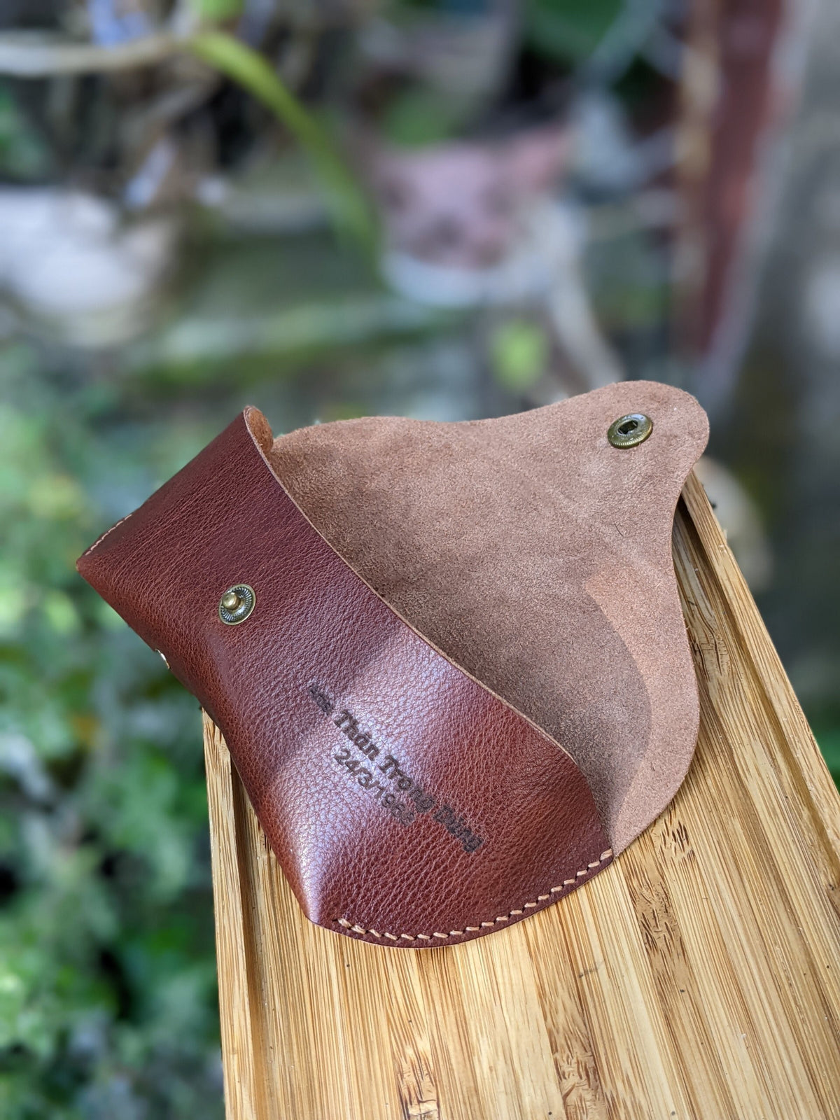Personalized Leather Glasses Case: Monogrammed Eyeglass Holder