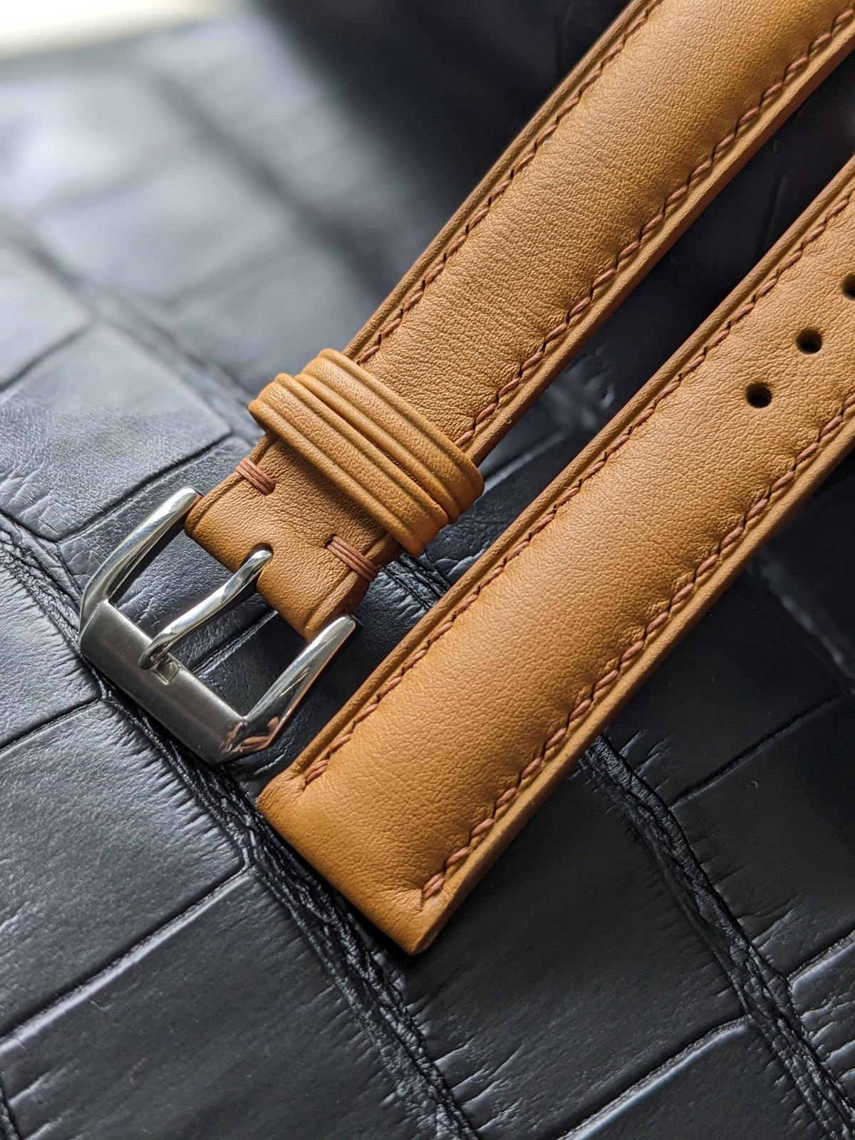 Nappa Leather Watch Strap Handmade I Watch band size 18mm,20mm,22mm,24mm