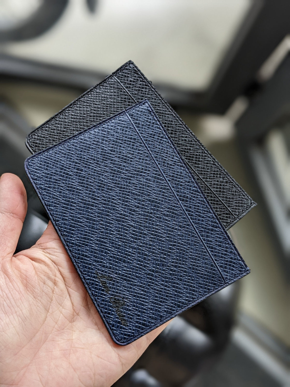 Handmade Taiga Leather Card Holder - Luxury and Durability Combined