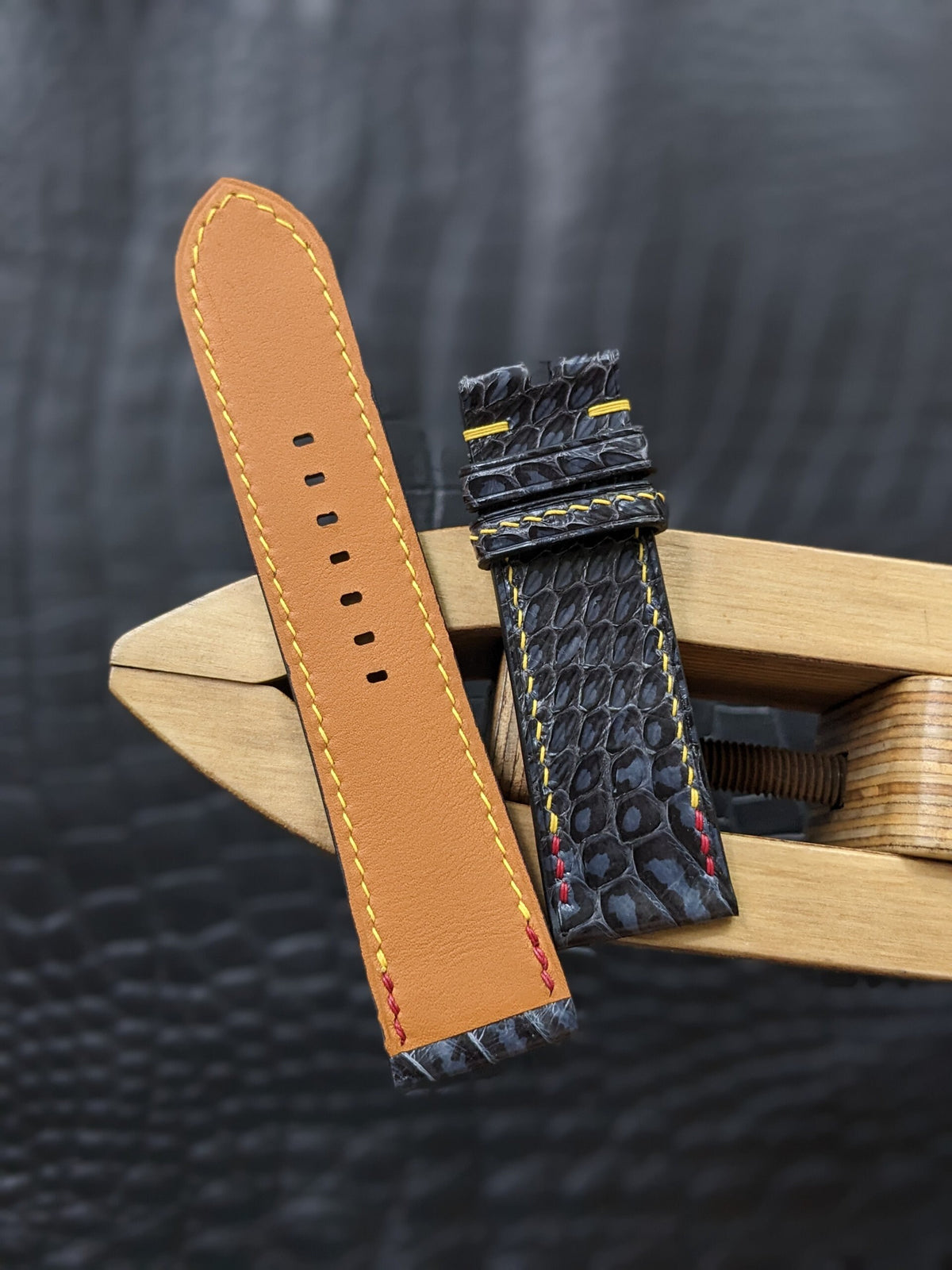 Lizard Watch Strap Handmade Leather I Watch band size 18mm,20mm,22mm,24mm
