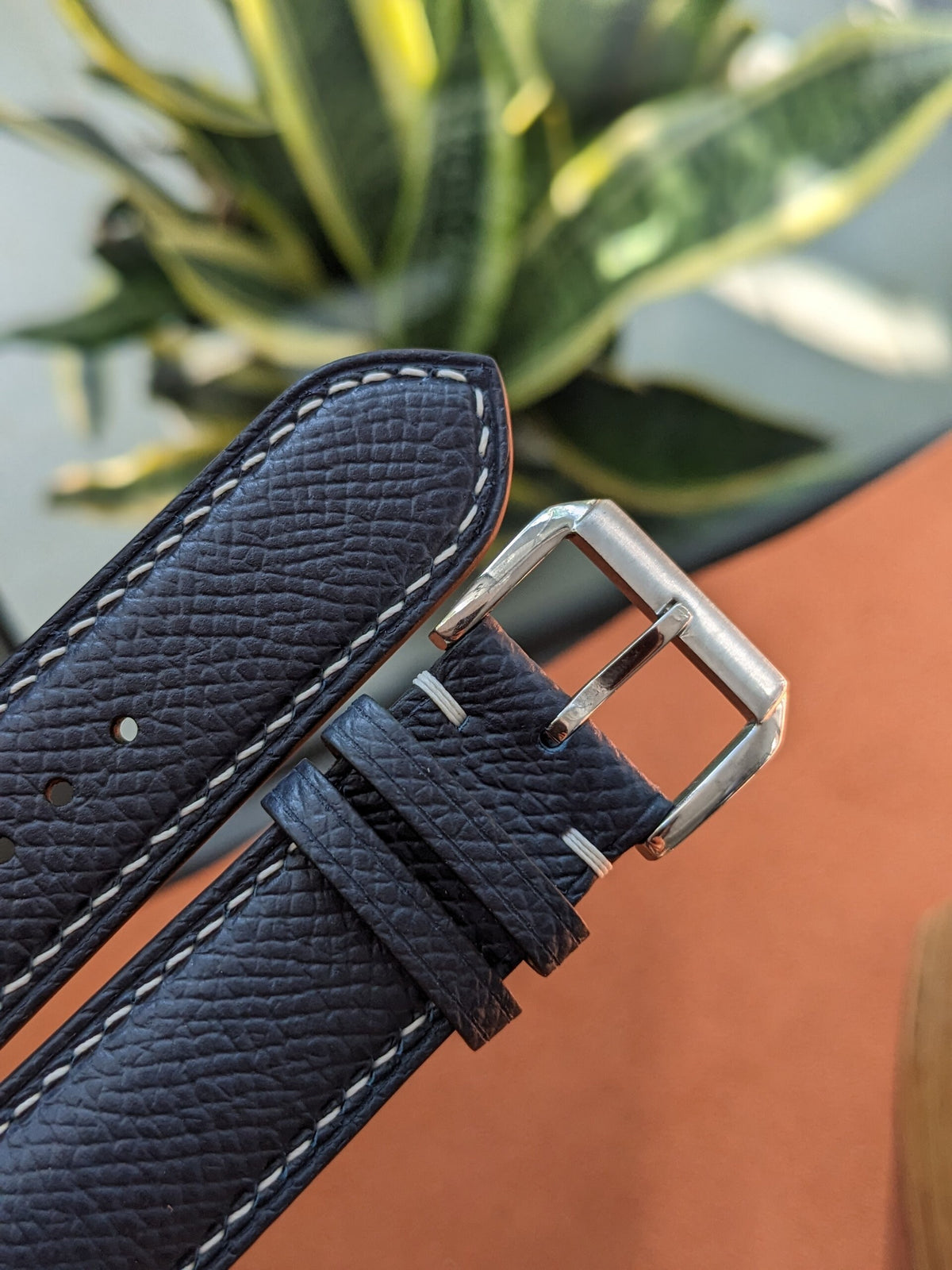 Epsom Leather Watch Strap | Handcrafted Band 18–24mm
