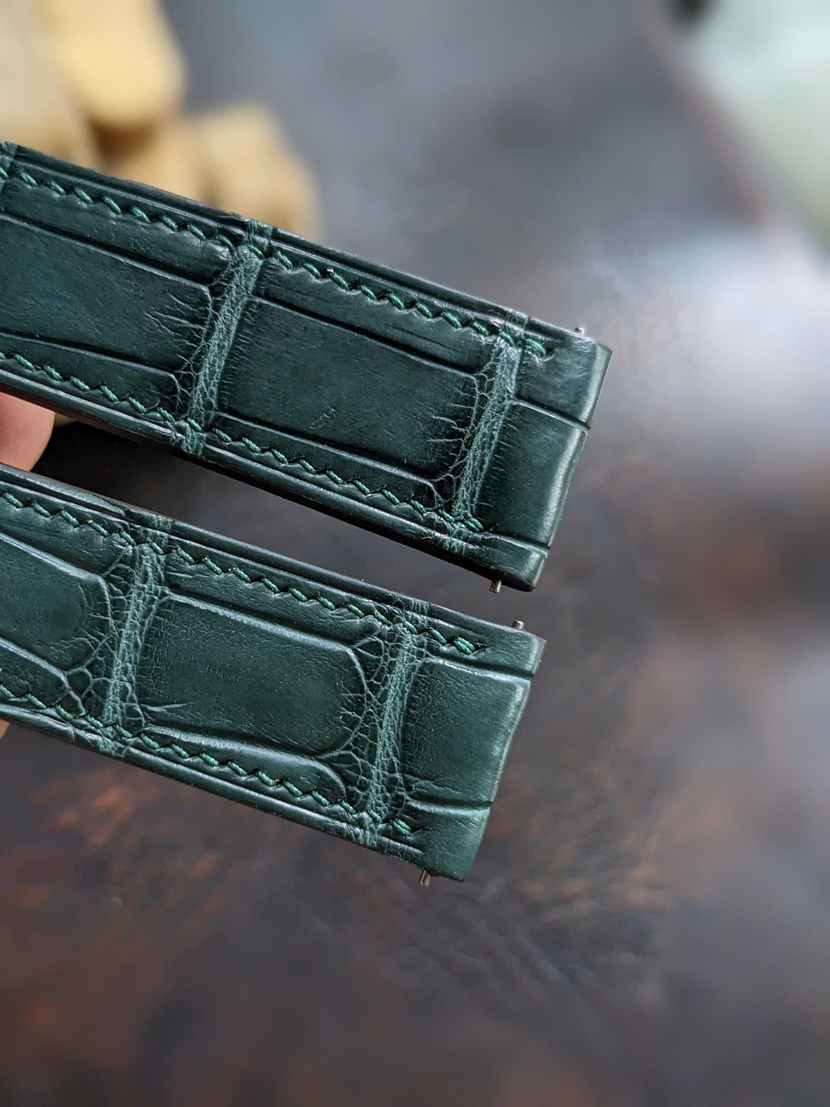 Genuine Alligator Leather Watch Strap – Handmade Quick Release | 18mm to 24mm