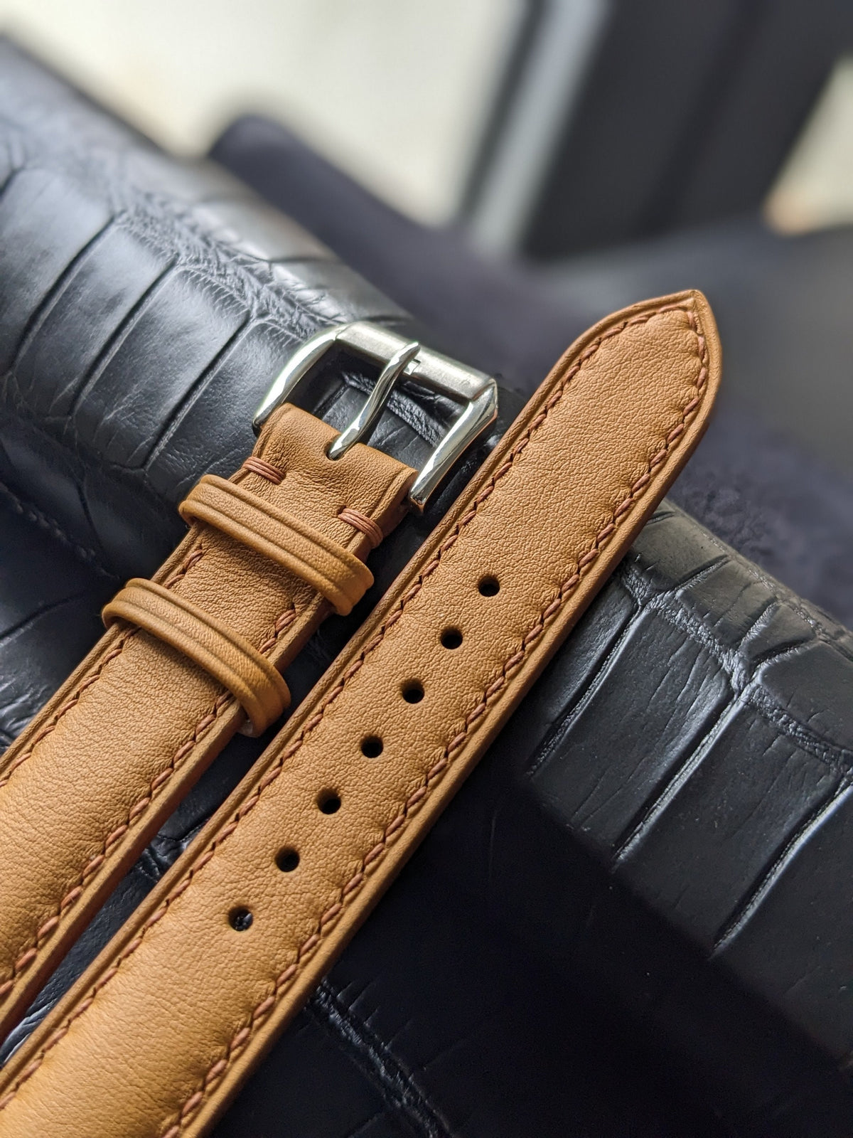 Nappa Leather Watch Strap Handmade I Watch band size 18mm,20mm,22mm,24mm