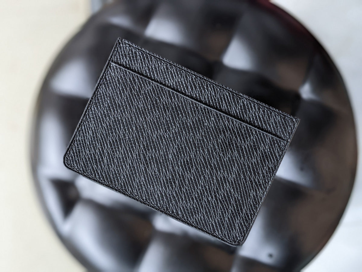 Handmade Taiga Leather Card Holder - Luxury and Durability Combined