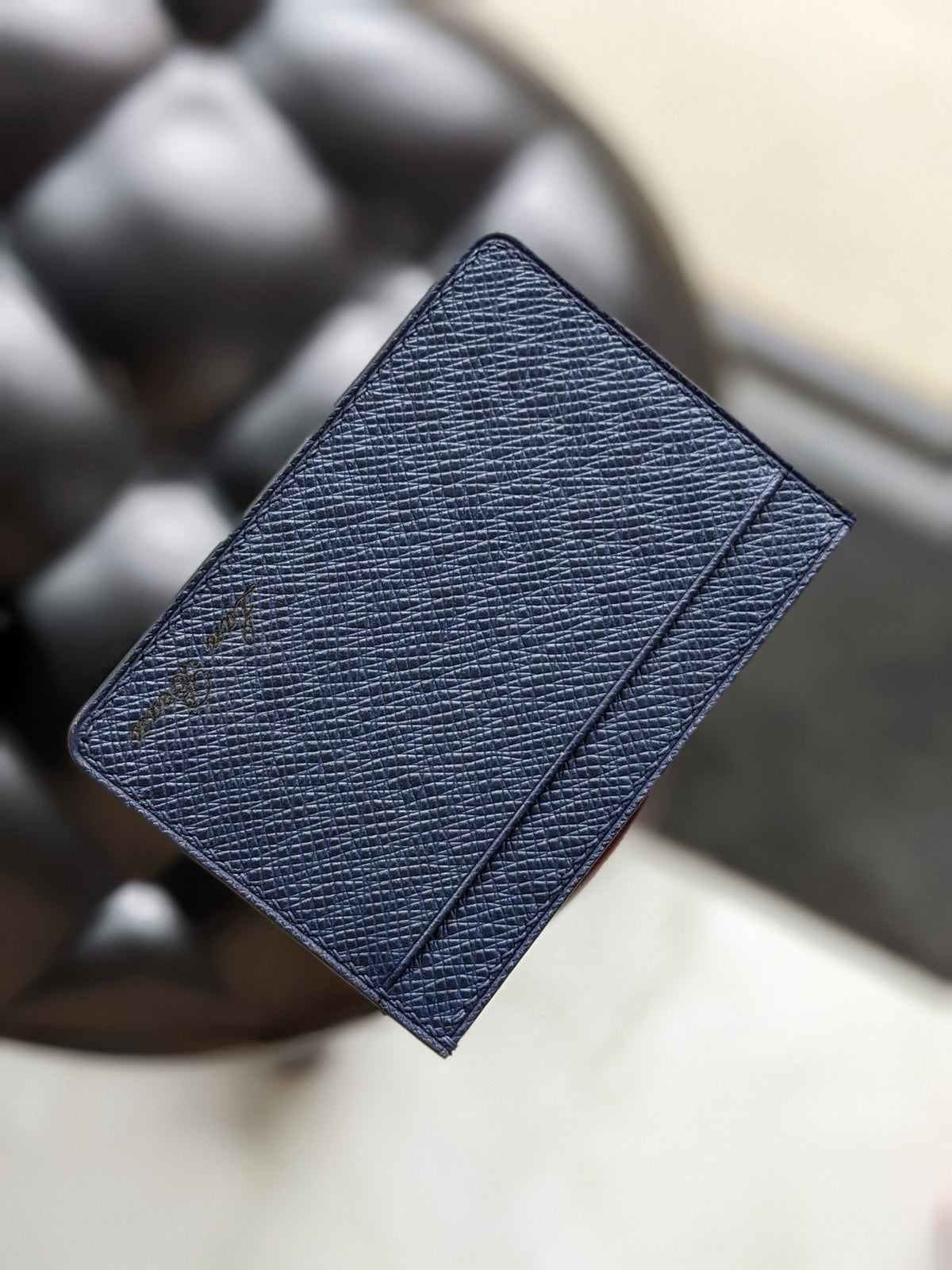 Handmade Taiga Leather Card Holder - Luxury and Durability Combined