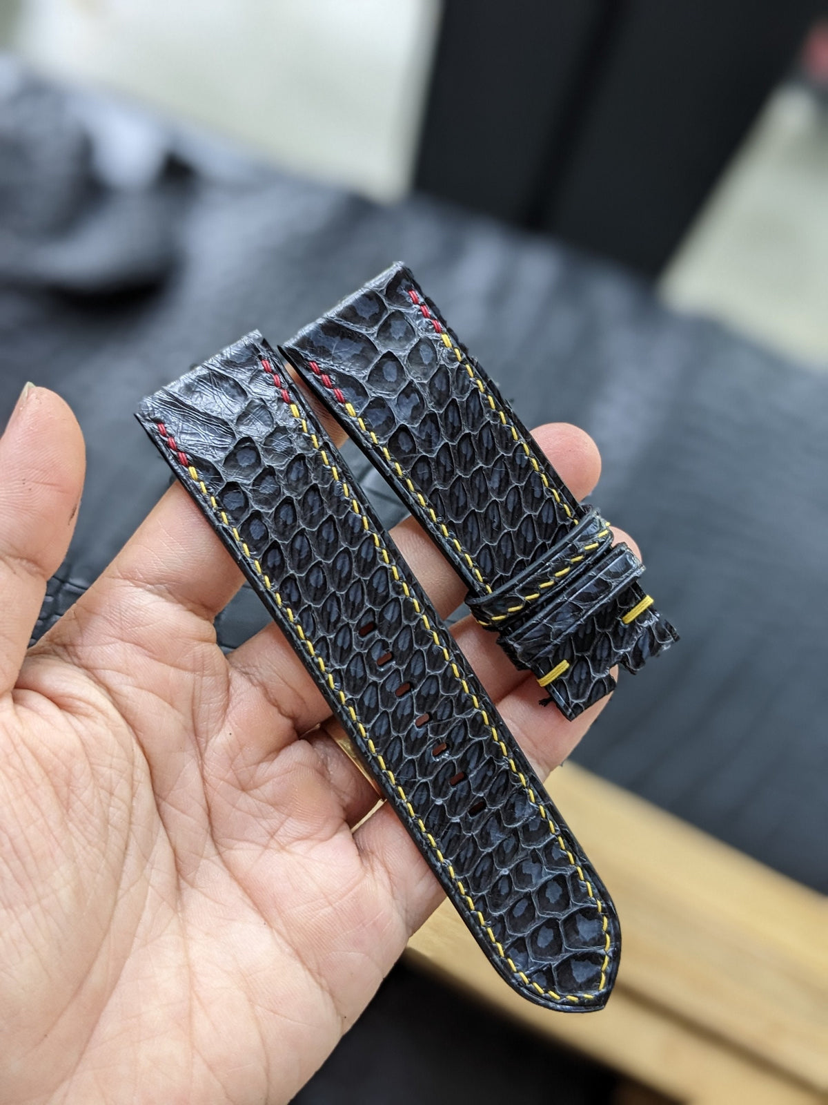 Lizard Watch Strap Handmade Leather I Watch band size 18mm,20mm,22mm,24mm