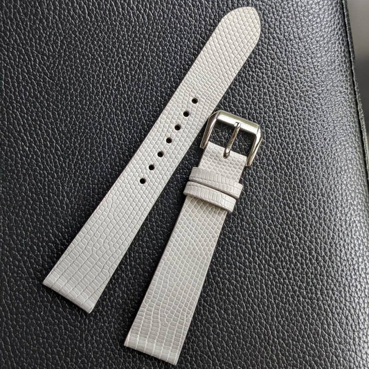 Lizard Leather Watch Band: Handmade Personalized Strap (18mm-24mm)