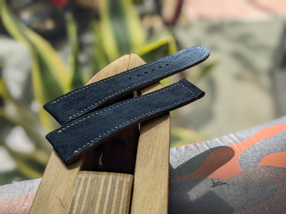 Suede Sheep Leather Watch Strap I Watch band size 18mm,20mm,22mm,24mm