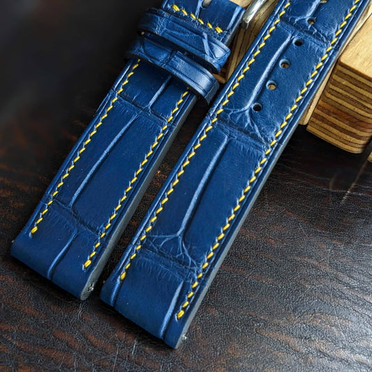Alligator Leather Watch Strap – Quick Release | Handmade | 18mm to 24mm