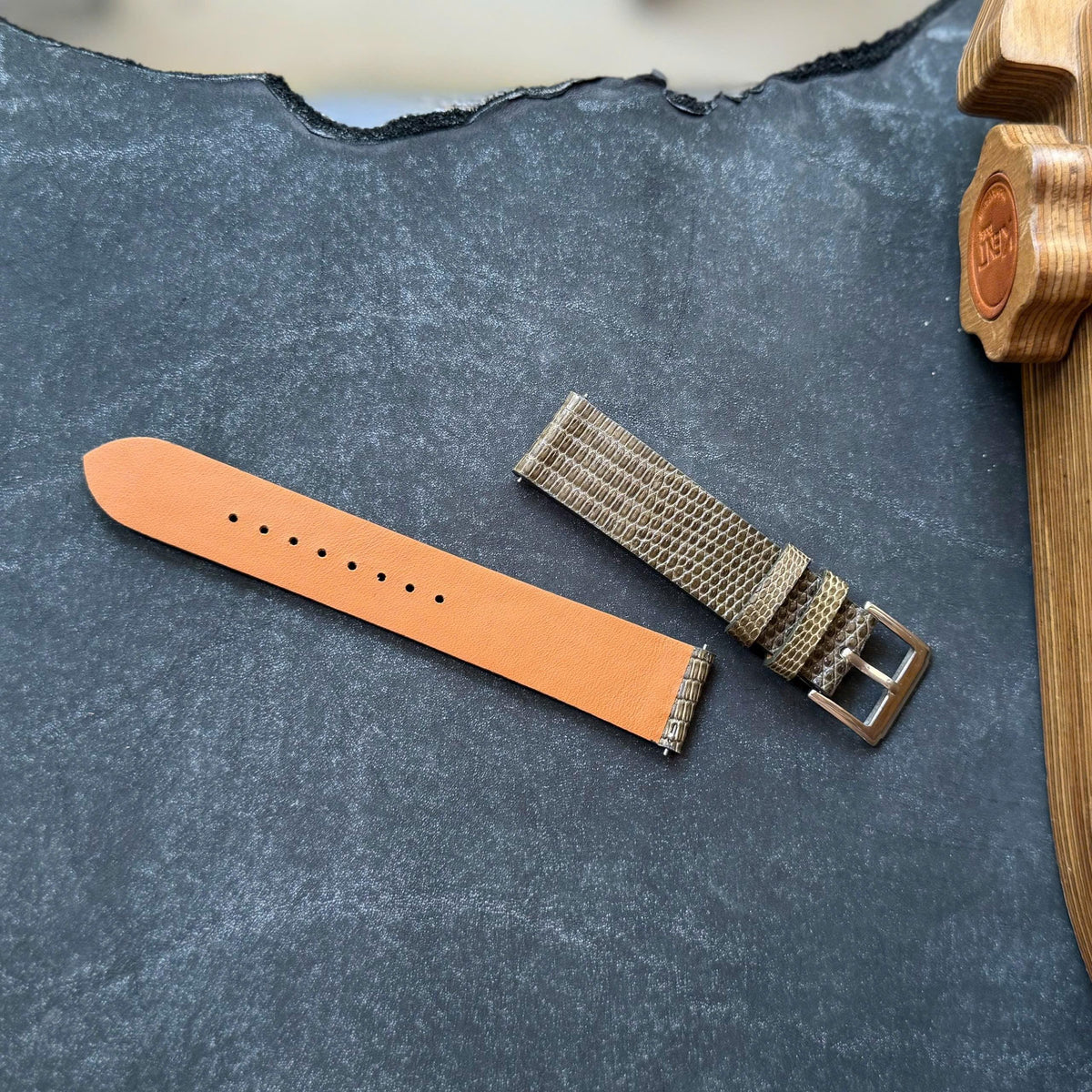 Lizard Leather Watch Strap I Watch band size 18mm,20mm,22mm,24mm