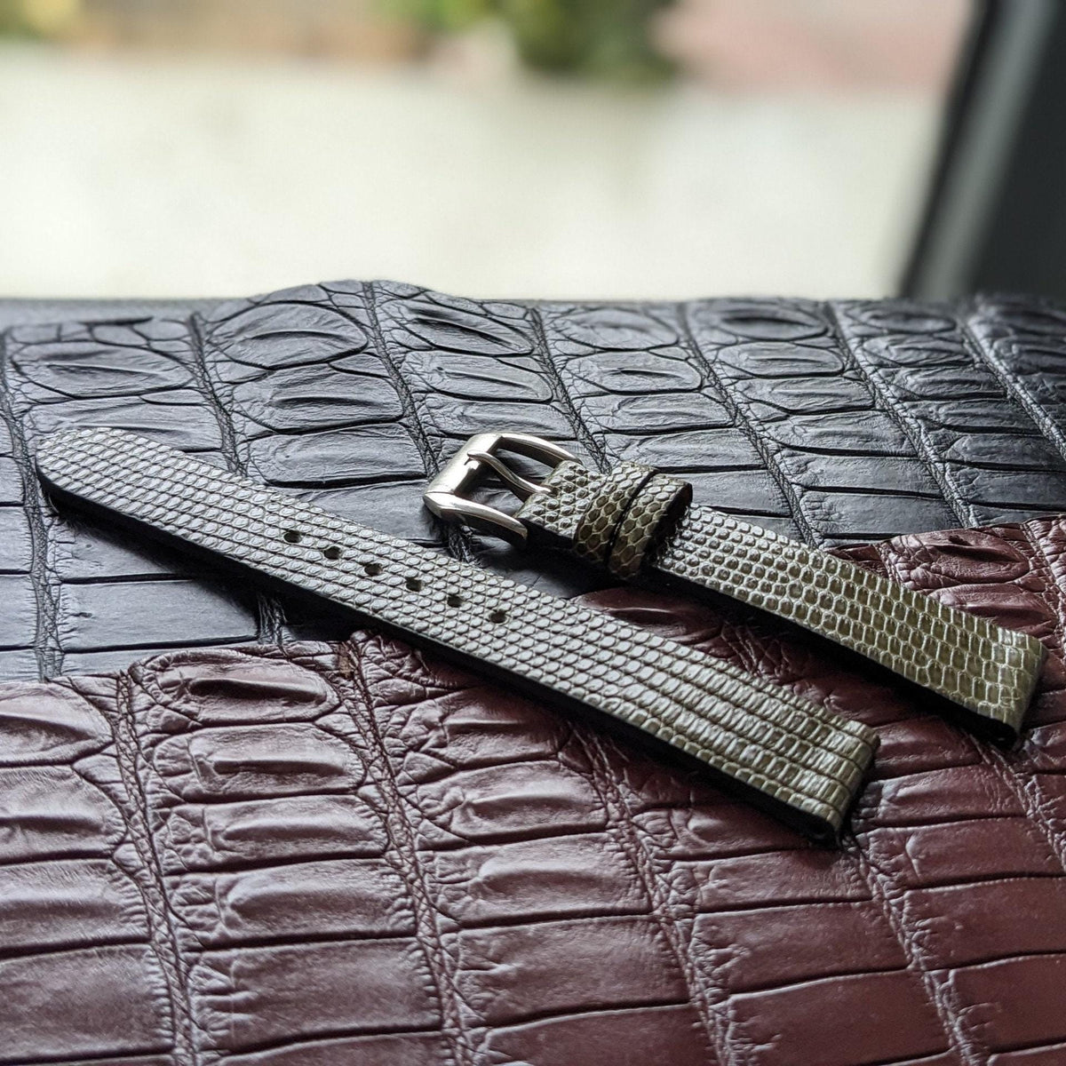Lizard Leather Watch Strap I Watch band size 18mm,20mm,22mm,24mm