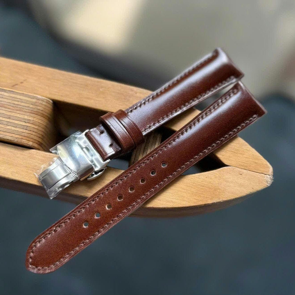 Shell Cordovan Watch Strap – Handmade Horween Leather Band