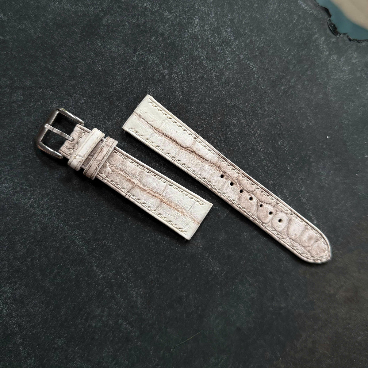 Himalaya Alligator Leather Watch Strap With Quick Release size 18mm-24mm