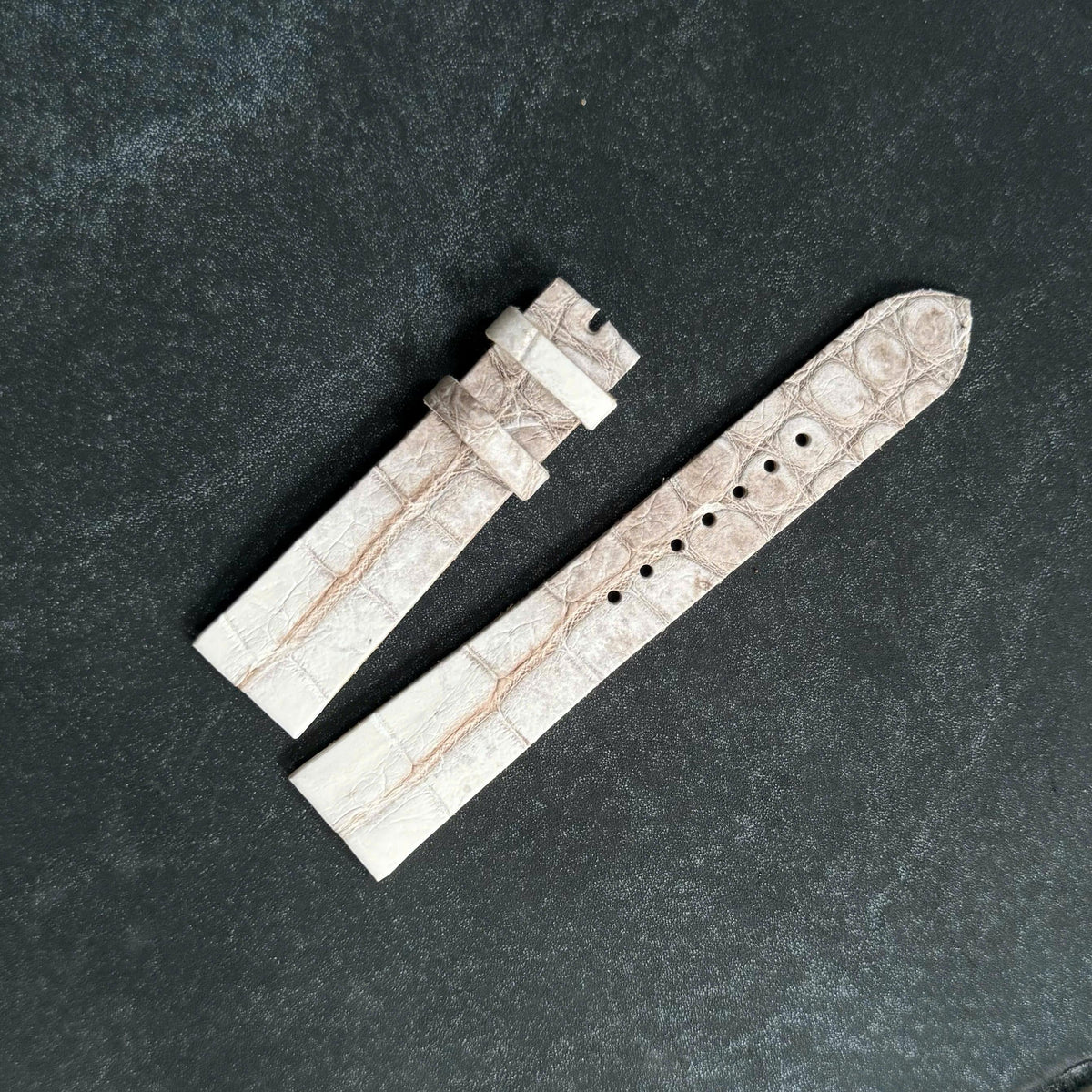 Himalaya Alligator Leather Watch Strap No Stitching Quick Release size 18mm-24mm