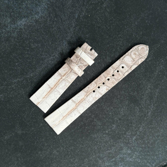 Himalaya Alligator Leather Watch Strap No Stitching Quick Release size 18mm-24mm