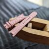 Flank Alligator Watch Strap Leather I Pink Colors I Watch band size 18mm, 20mm, 22mm, 24mm