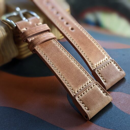 Shell Cordovan Watch Strap I Shinki Soft I Watch band size 18mm, 20mm, 22mm, 24mm