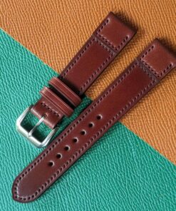 Shell Cordovan Watch Strap I Shinki Soft I Watch band size 18mm, 20mm, 22mm, 24mm